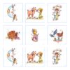 Panneau Couleur Fille cadre Bleu by QuiltNCo™