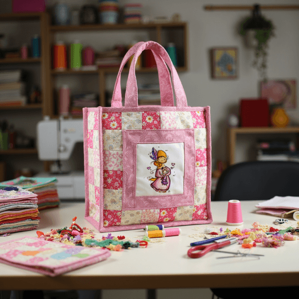 Sac de Noel avec Poupée by QuiltNCo™