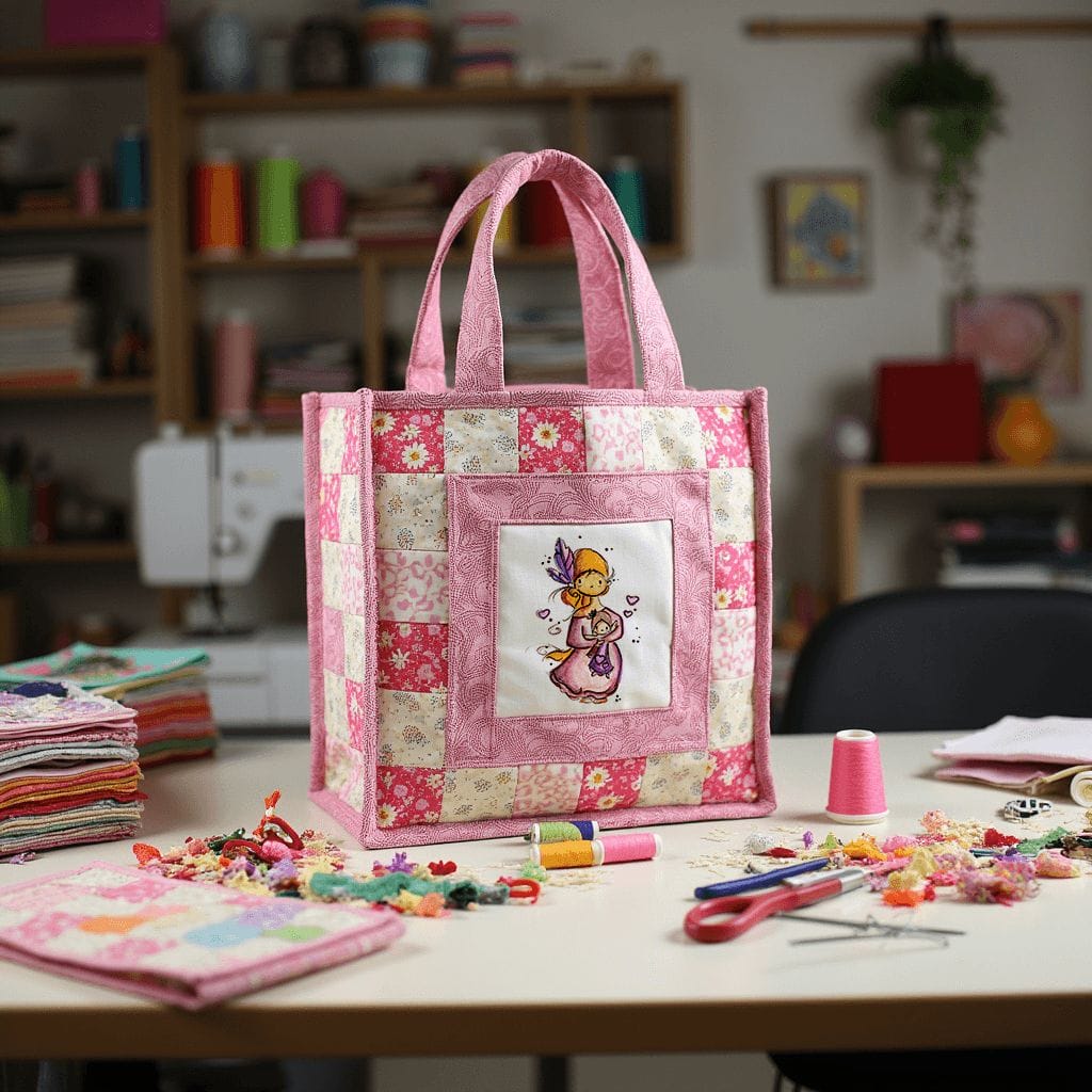 Sac de Noel avec Poupée by QuiltNCo™