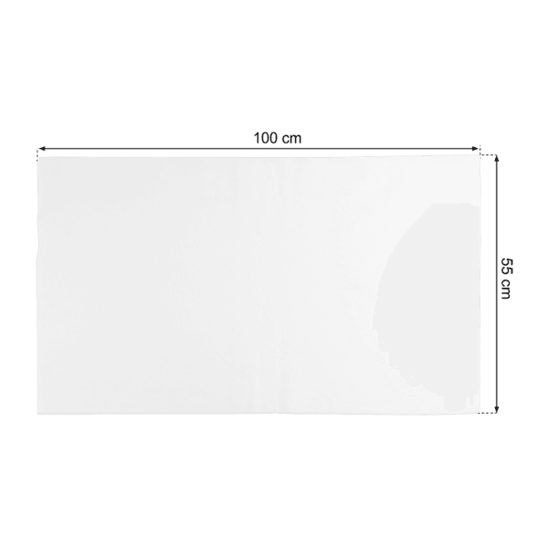 Molleton Nuage 3mm - 55x100 - Dimensions