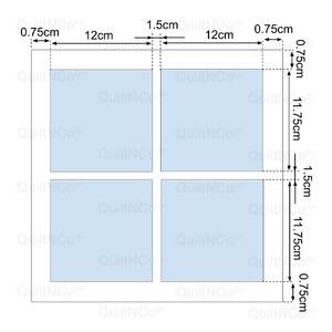 Dimensions Cadre Tapis - 4 Coupons