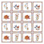 Panneau Fille Fancy Frame by QuiltNCo™