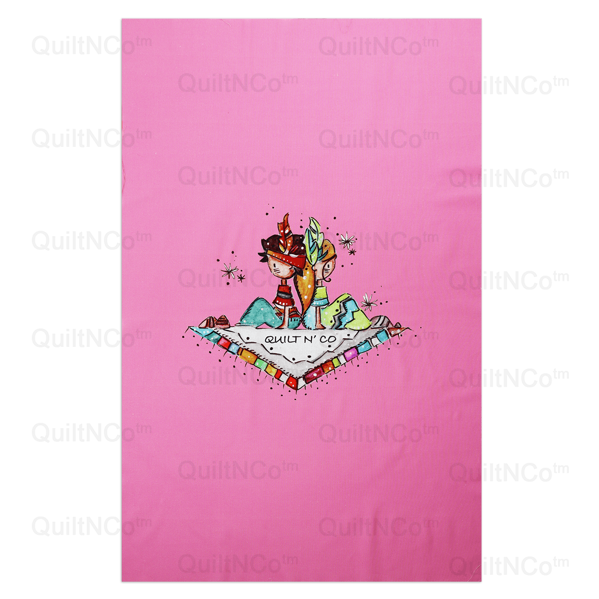 Panneau Rose 52x80 by QuiltNCo™