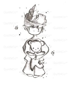 Indien Et Doudou NB by QuiltNCo™