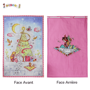Calendrier Fille 2024 by QuiltNCo™ - Avant Arriere