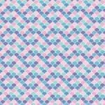 Motif Coquillages Arc-en-ciel