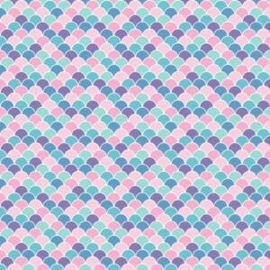Motif Coquillages Arc-en-ciel