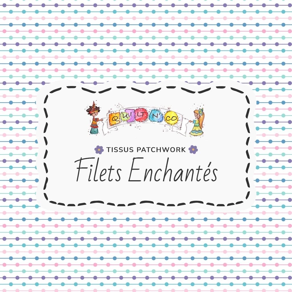 Tissu Filets Enchantés by QuiltNCo