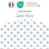 Tissu Jardin Marin
