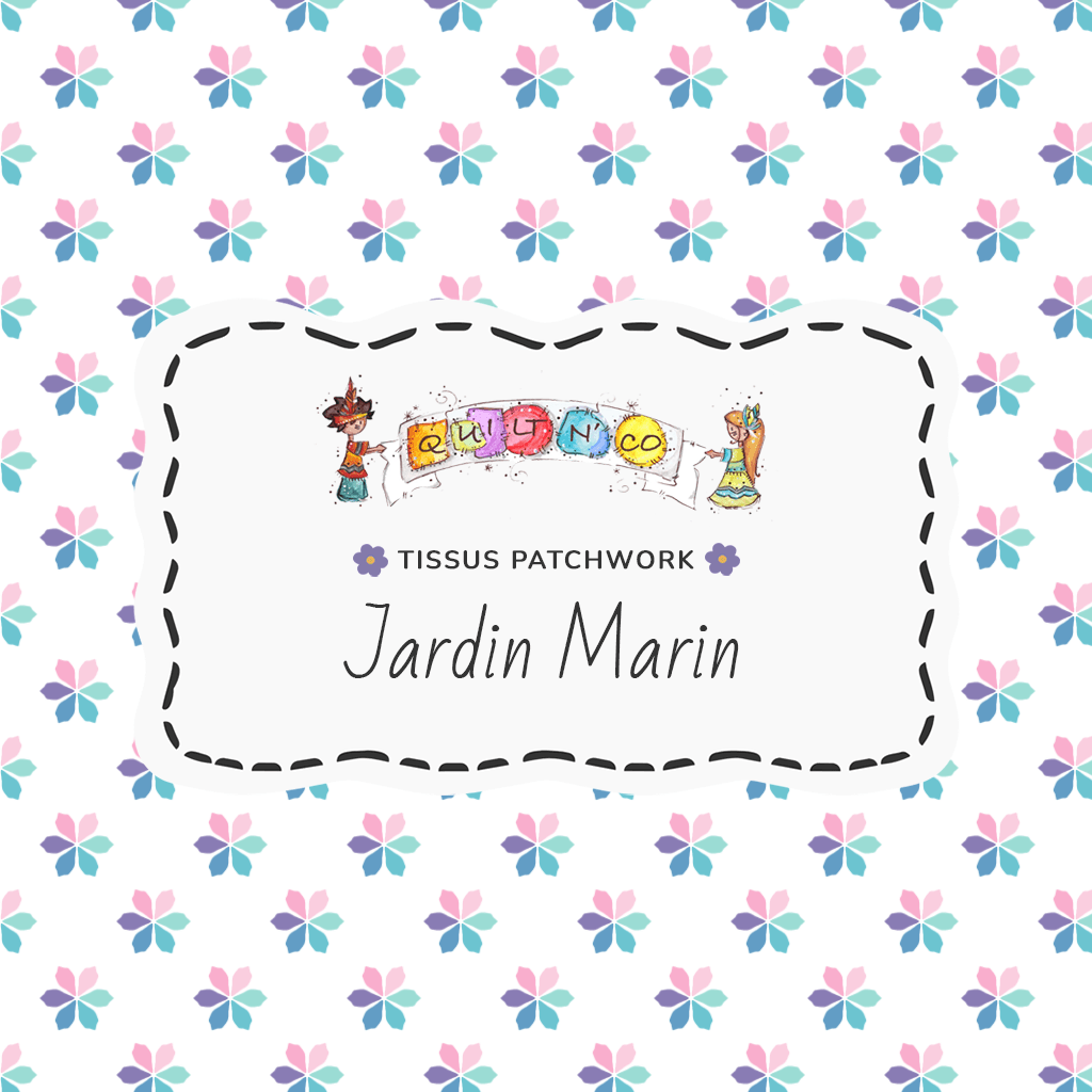 Tissu Jardin Marin by QuiltNCo