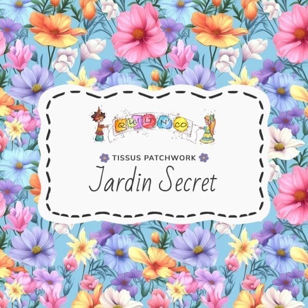 Tissu Jardin Secret by QuiltNCo
