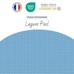 Tissu Lagune Pixel