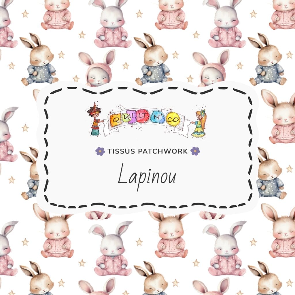 Tissu Lapinou by QuiltNCo