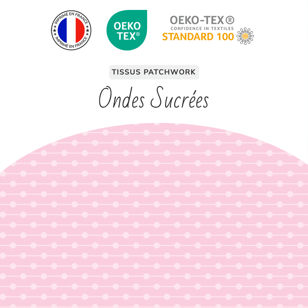 Tissu Ondes Sucrées