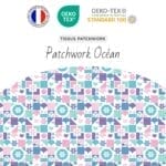 Tissu Patchwork Océan