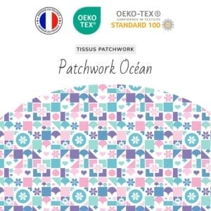 Tissu Patchwork Océan
