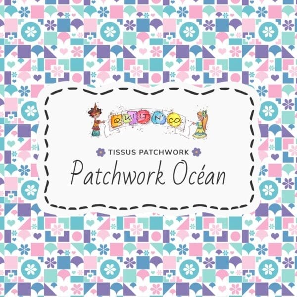 Tissu Patchwork Océan by QuiltNCo