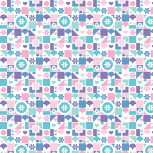 Motif Patchwork Océan