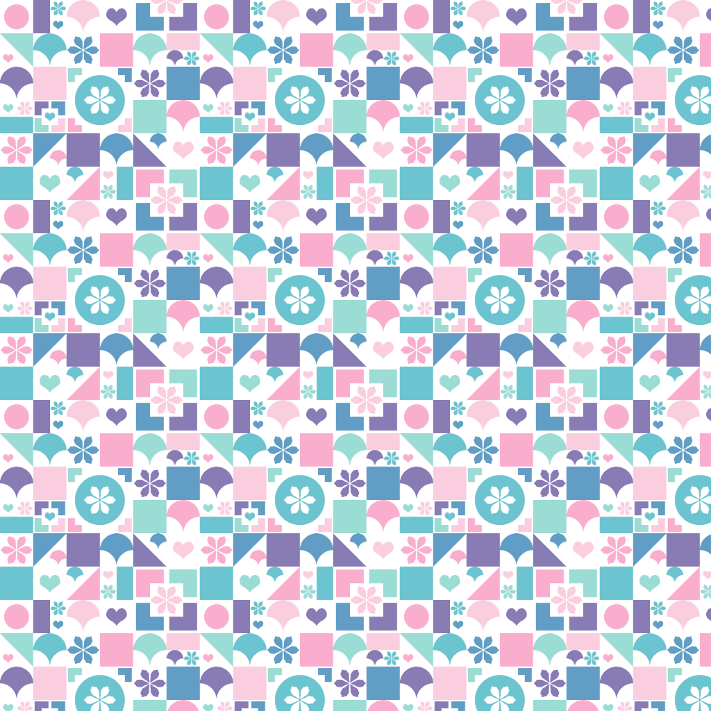 Motif Patchwork Océan