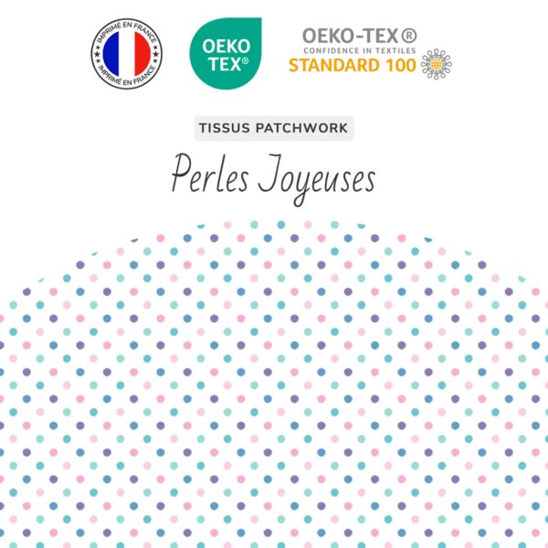 Tissu Perles Joyeuses
