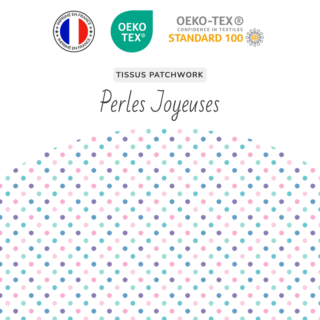 Tissu Perles Joyeuses