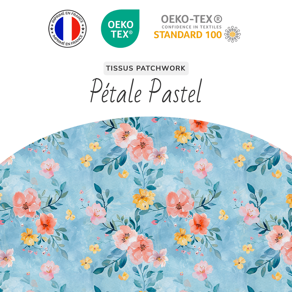 Tissu Pétale Pastel