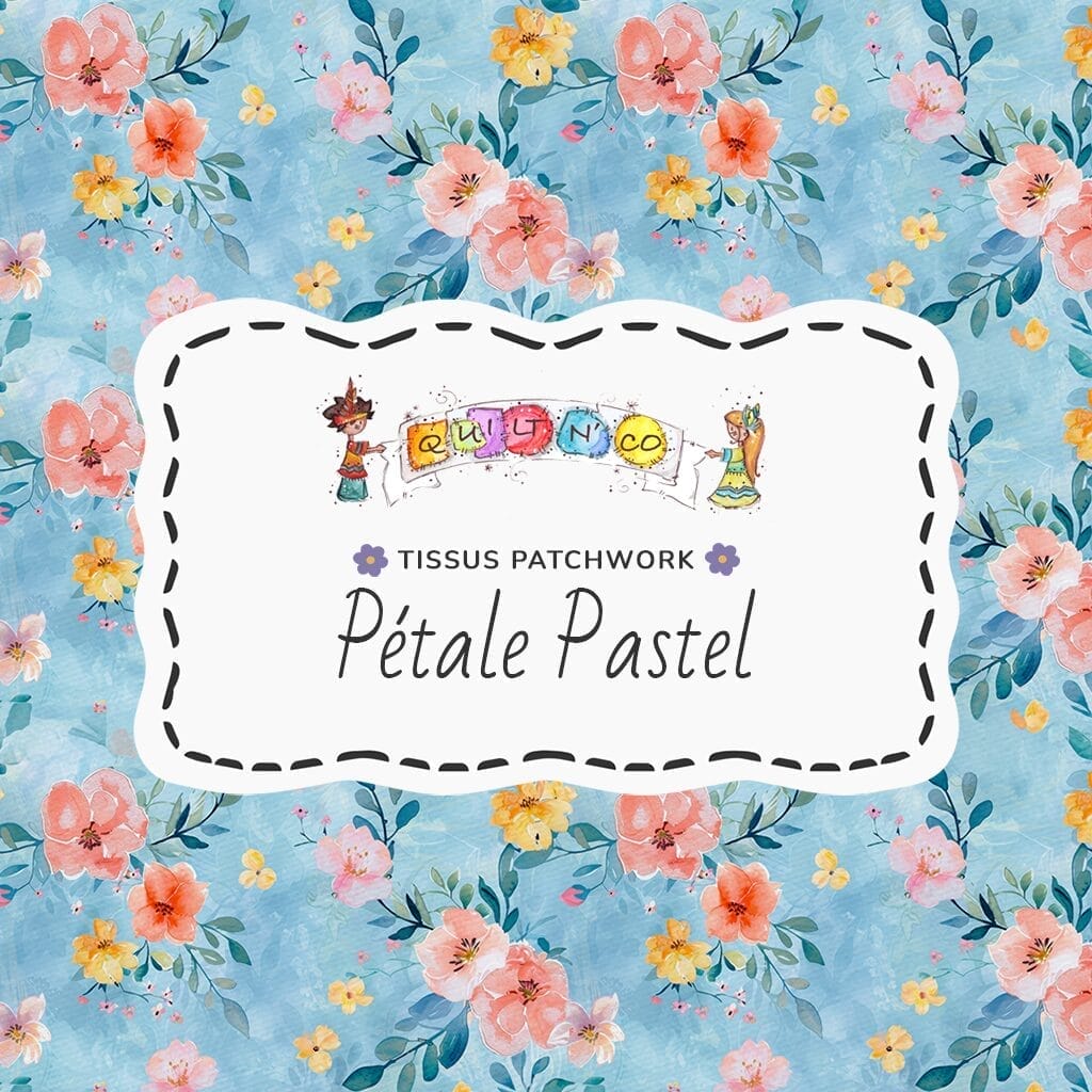 Tissu Pétale Pastel by QuiltNCo